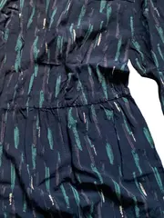 Vorschaubild 3 von Damen Freizeitkleid Viskose Muster Gr. 34;XS Mehrfarbig Casual
