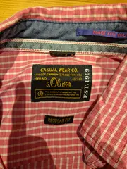 Vorschaubild 2 von Herren Freizeithemd Kurzarm Karo Rosa Gr. M Regular Fit