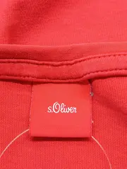 Vorschaubild 3 von Kinder Langarmshirt Gr. 140 Rot Casual mit Schriftzug