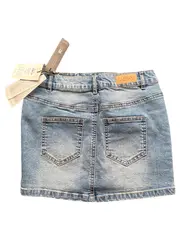 Vorschaubild 2 von Jeansrock Damen Gr. 36/S Blau Minirock Casual Denim Rock