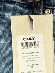 Vorschaubild 6 von Jeansrock Damen Gr. 36/S Blau Minirock Casual Denim Rock