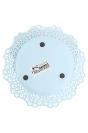 Vorschaubild 2 von Unterteller Blau Metall Lochmuster Bohemian Skandinavisch Vintage