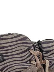 Vorschaubild 4 von Damen Stiefelette Grau Gr. 41 Herbst Winter Reißverschluss Nieten