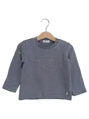 Vorschaubild 1 von Kinder Pullover Gr. 92 Grau Casual Langarm Tiermotiv