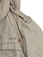 Vorschaubild 3 von Damen Leichte Jacke Beige Gr. 34/XS Baumwolle Casual Kapuze