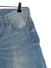 Vorschaubild 5 von Herren Jeans Shorts Blau Gr. W32 Baumwolle Casual Freizeit