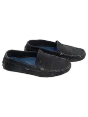 Vorschaubild 1 von Herren Mokassin Slipper Loafer Wildleder Blau Gr. 41
