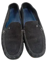 Vorschaubild 2 von Herren Mokassin Slipper Loafer Wildleder Blau Gr. 41