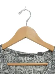 Vorschaubild 3 von Damen T-Shirt Gr. M Ethno-Muster Grau Boho Style