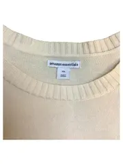 Vorschaubild 2 von Pullover Herren XXL Beige Baumwolle Basic Rundhals