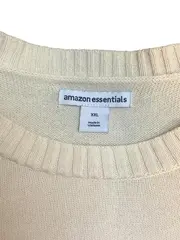 Vorschaubild 3 von Pullover Herren XXL Beige Baumwolle Basic Rundhals