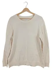Vorschaubild 1 von Pullover Herren XXL Beige Baumwolle Basic Rundhals
