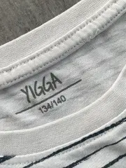 Vorschaubild 6 von T-Shirt Jungen Gr. 134/140 Gestreift Weiß Blau Baumwolle