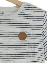 Vorschaubild 3 von T-Shirt Jungen Gr. 134/140 Gestreift Weiß Blau Baumwolle