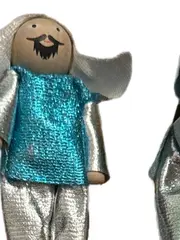 Vorschaubild 3 von Engel Figuren Set Künstlerpuppe Weihnachtlich Mehrfarbig 11cm