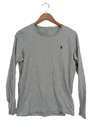 Vorschaubild 1 von Langarmshirt Herren Gr. M grau meliert Baumwolle
