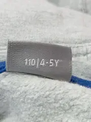 Vorschaubild 4 von Kinder Mädchen Freizeitkleid Gr. 110 Grau Sweatkleid Peace Stickerei