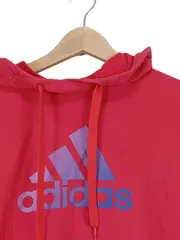Vorschaubild 2 von Damen Kapuzenpullover Hoodie Rot Logo-Print Gr. M Sportlich Baumwolle