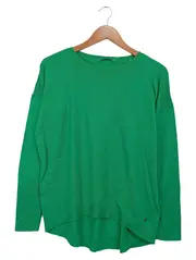 Vorschaubild 1 von EDC Damen Pullover Grün Casual Gr. 34/XS Baumwolle Viskose