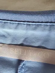 Vorschaubild 3 von Damen Blusenkleid Gr. 38 Blau Casual Baumwolle