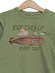 Vorschaubild 2 von Langarmshirt Kinder Gr. 104 Grün U-Boot Print Explorer
