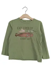 Vorschaubild 1 von Langarmshirt Kinder Gr. 104 Grün U-Boot Print Explorer