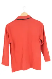 Vorschaubild 2 von Damen Poloshirt Gr. 40/M Rot 3/4-Arm Casual Grafischer Print
