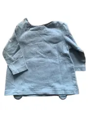 Vorschaubild 3 von Baby Langarmshirt Bär Motiv Blau Gr. 59/62 Baumwolle