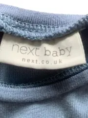 Vorschaubild 7 von Baby Langarmshirt Bär Motiv Blau Gr. 59/62 Baumwolle