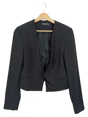 Vorschaubild 1 von Damen Blazer Gr. 38 Schwarz Business Langarm