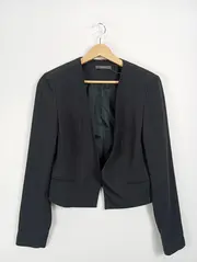 Vorschaubild 2 von Damen Blazer Gr. 38 Schwarz Business Langarm
