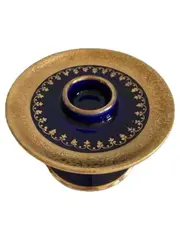 Vorschaubild 3 von Royal KPM Kerzenhalter Porzellan Blau Gold Elegant Klassisch