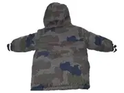 Vorschaubild 2 von Kinder Winterjacke Camouflage Gr. 81/80 Kapuze Fellbesatz