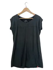 Vorschaubild 1 von Damen T-Shirt Gr. M Schwarz Kurzarm Freizeit Uni Polyester