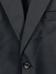 Vorschaubild 2 von Sakko Herren Klassisch Business Wolle Schwarz Gr. 50 L