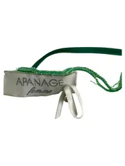 Vorschaubild 2 von Femme Damen Bolero Bluse Gr. 38 M Grün Bindejacke Crop