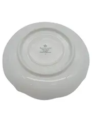 Vorschaubild 2 von Bavaria Unterteller Porzellan Blumenmuster blauer Rand 15cm