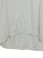 Vorschaubild 5 von Damen Langarmshirt Gr. 40/L Weiß Casual Punkte V-Ausschnitt