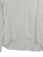 Vorschaubild 4 von Damen Langarmshirt Gr. 40/L Weiß Casual Punkte V-Ausschnitt