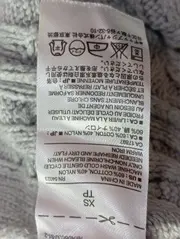 Vorschaubild 4 von Damen Pullover Grau 34/XS Zopfstrick Rollkragen Baumwolle