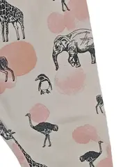 Vorschaubild 3 von Kinder Leggings Tiermotiv Giraffe Elefant Gr. 92 Beige Rosa