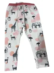 Vorschaubild 5 von Kinder Leggings Tiermotiv Giraffe Elefant Gr. 92 Beige Rosa
