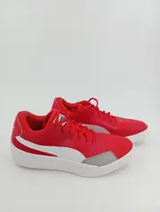 Vorschaubild 2 von Herren Sportschuhe Sneaker Rot Gr. 42 Schnürung Logo Mesh Synthetik