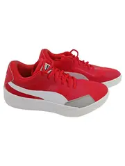 Vorschaubild 1 von Herren Sportschuhe Sneaker Rot Gr. 42 Schnürung Logo Mesh Synthetik