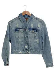 Vorschaubild 1 von Damen Jeansjacke XS Blau Streetwear Cropped