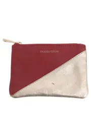 Vorschaubild 1 von Clutch Damen Leder Rot Gold Elegant Tasche Klein