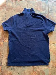 Vorschaubild 2 von Poloshirt Herren Gr. L Blau Gelb Big Pony Custom Fit