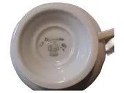 Vorschaubild 2 von Kaffeetasse Porzellan Weiß Blumenmuster Goldrand