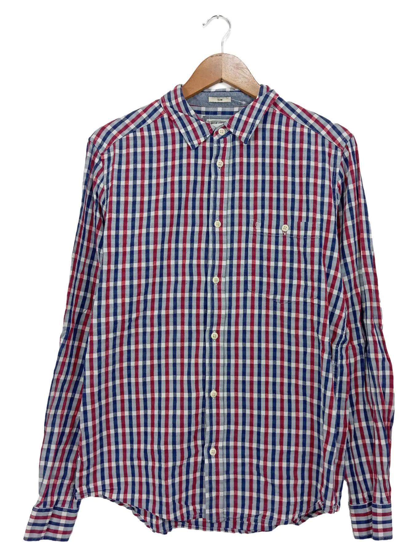 WRANGLER Herren Freizeithemd Kariert L Casual Mehrfarbig Baumwolle