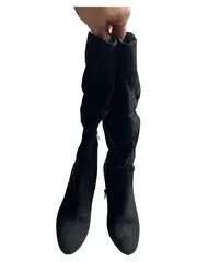 Vorschaubild 2 von Damen Stiefeletten Gr. 36 Schwarz Wildleder Reißverschluss